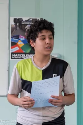 Les jeunes en atelier d'éloquence